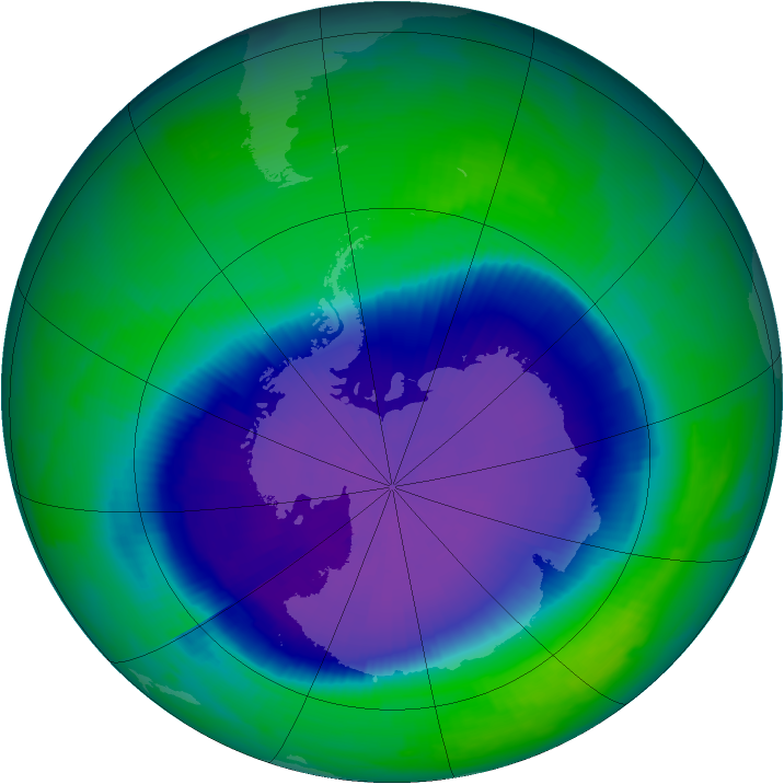 Ozone Map 1997-10-27